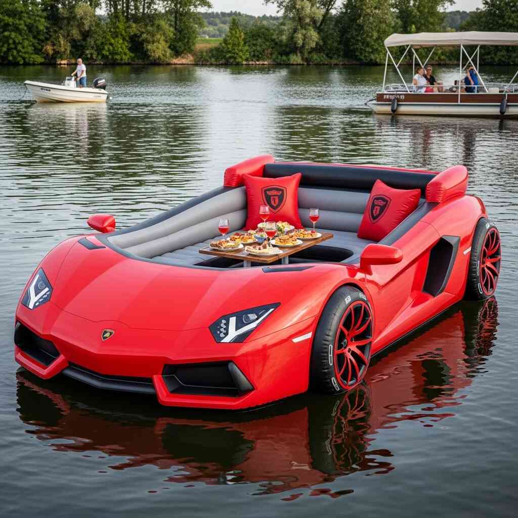 Lamborghini Inspired Floating Lounge