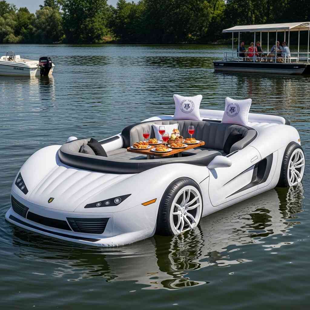 Lamborghini Inspired Floating Lounge