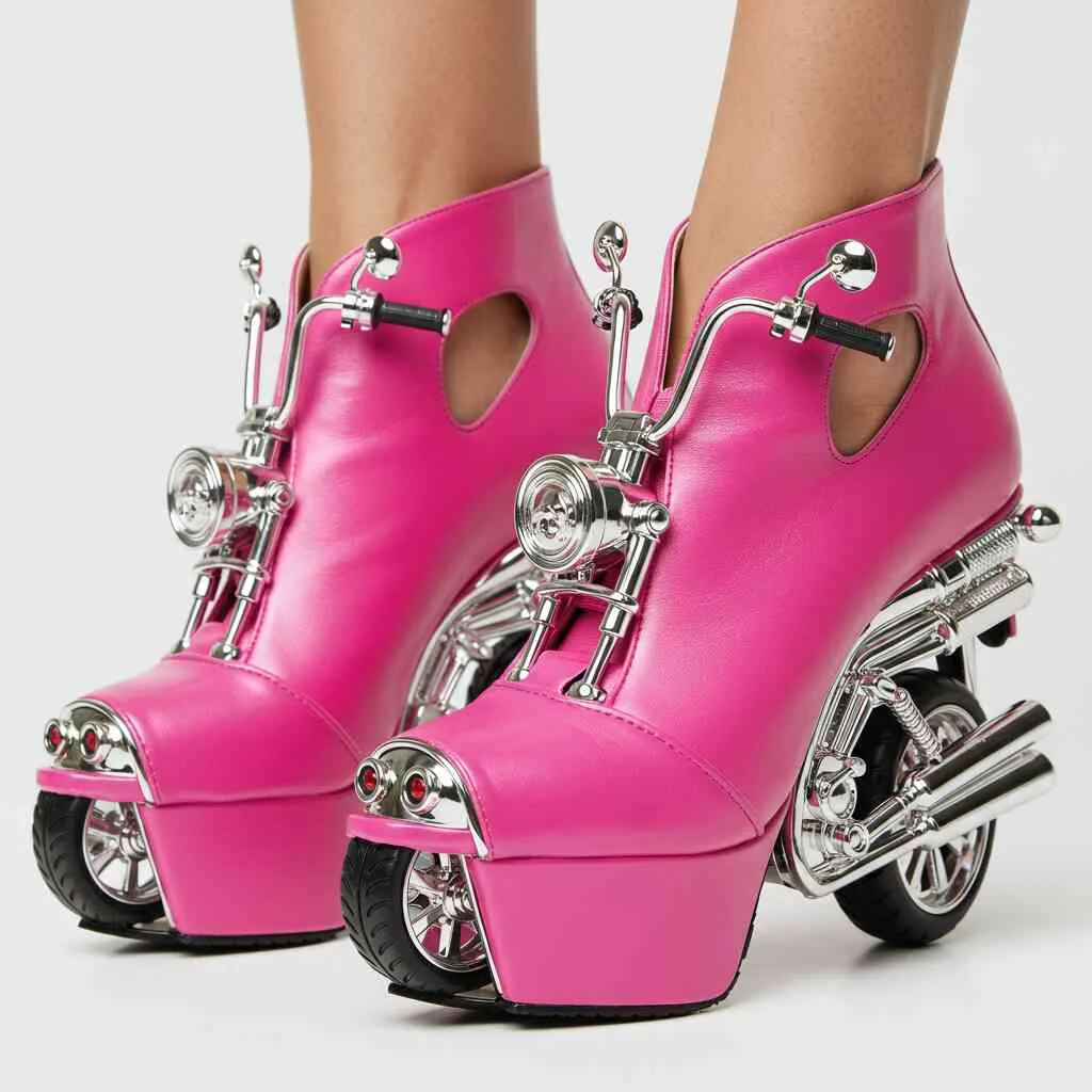 Motorcycle Shaped High Heels