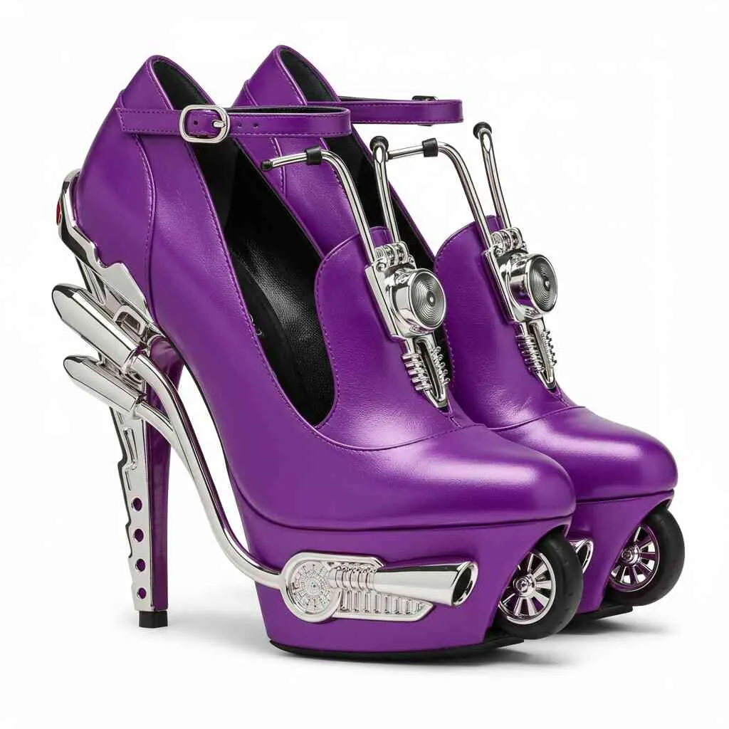 Motorcycle Shaped High Heels