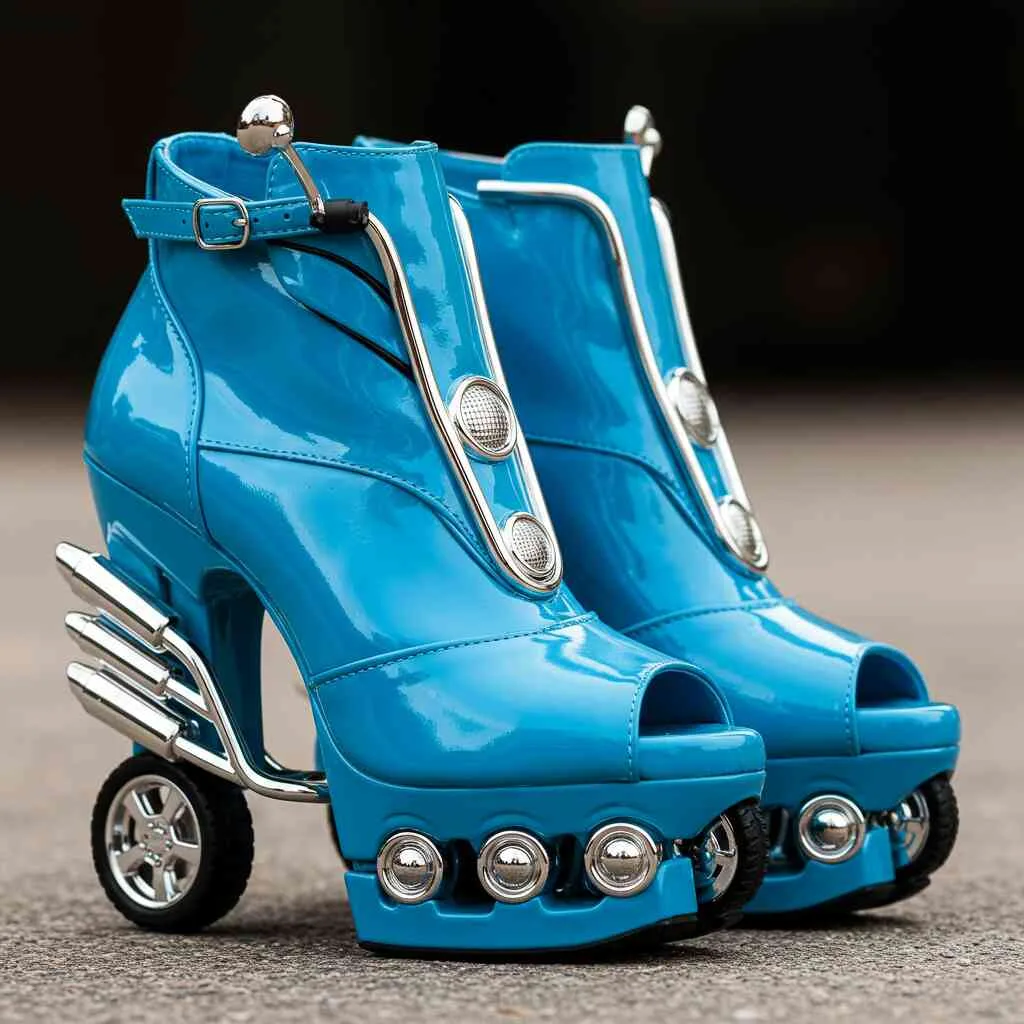Motorcycle Shaped High Heels