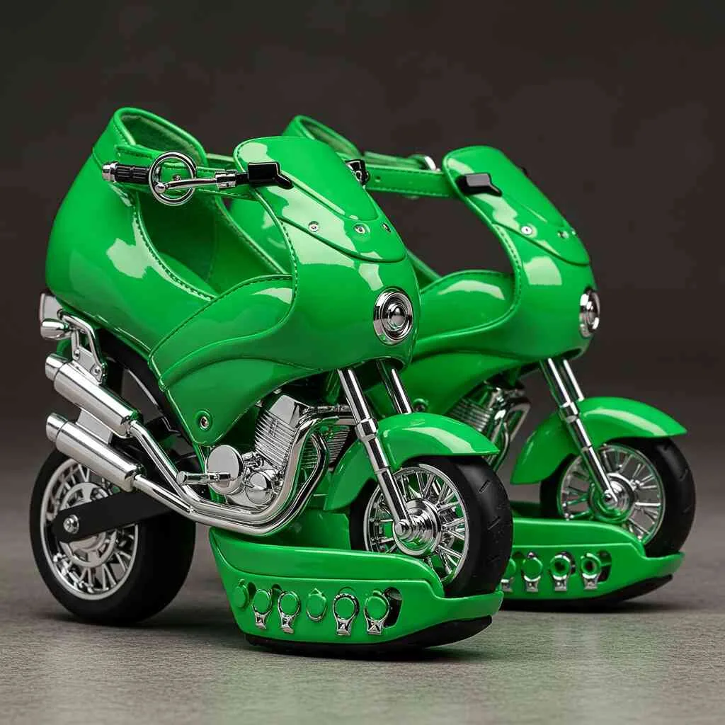 Motorcycle Shaped High Heels