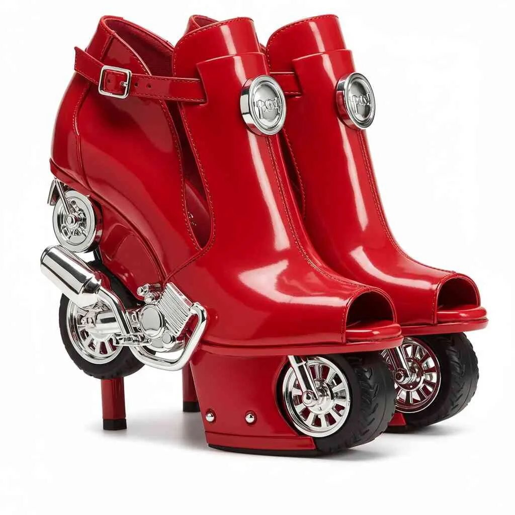 Motorcycle Shaped High Heels