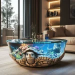 Turtle Aquarium Coffee Tables