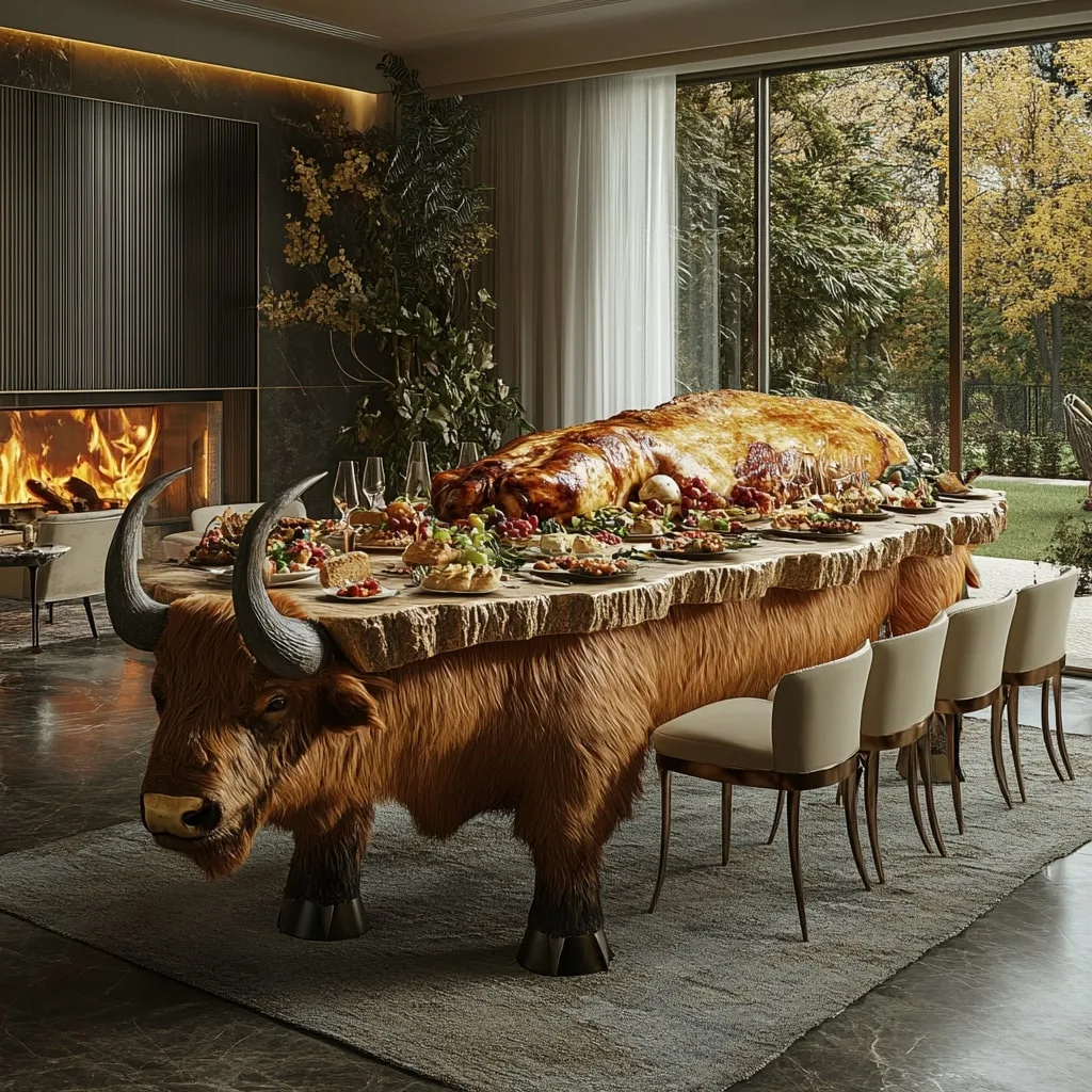 Animal Shaped Dining Tables