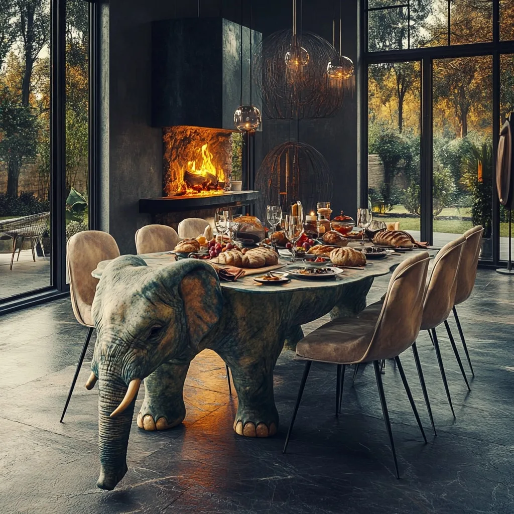 Animal Shaped Dining Tables