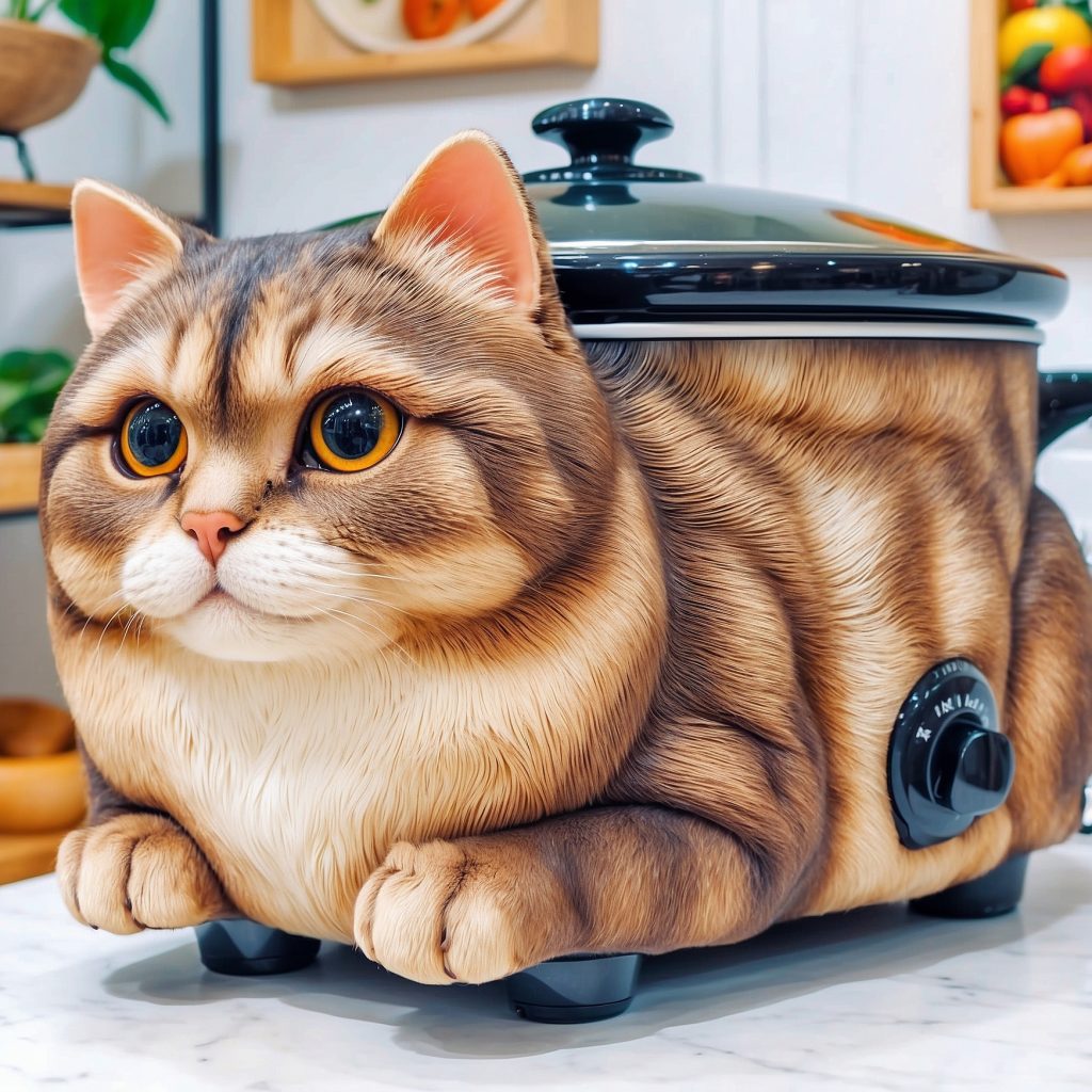 Cat-shaped Slow Cookers Nature’s Perfect Meal