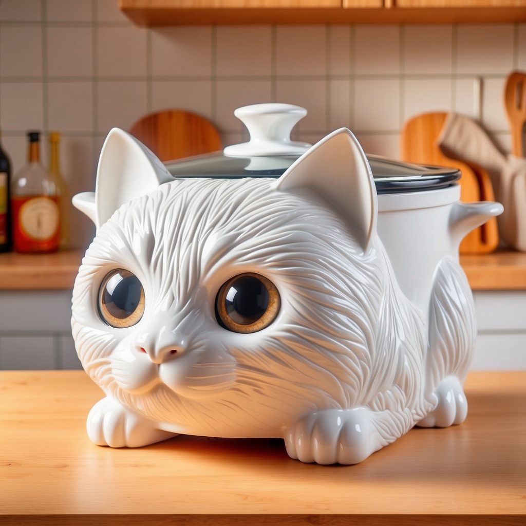 Cat-shaped Slow Cookers Nature’s Perfect Meal