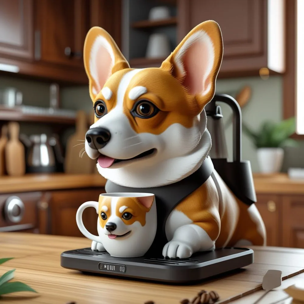Dog Shaped Coffee Maker