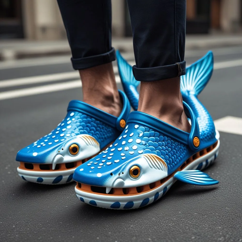 Fish Shaped Crocs
