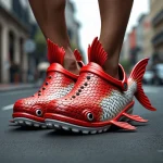 Fish Shaped Crocs