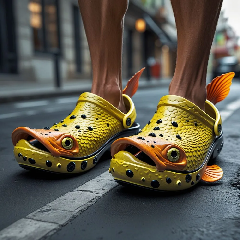 Fish Shaped Crocs