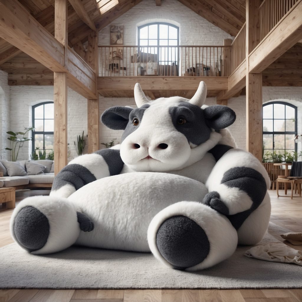 Giant Cow Loungers