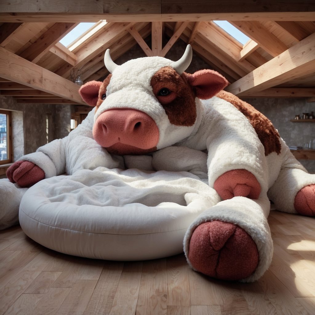 Giant Cow Loungers