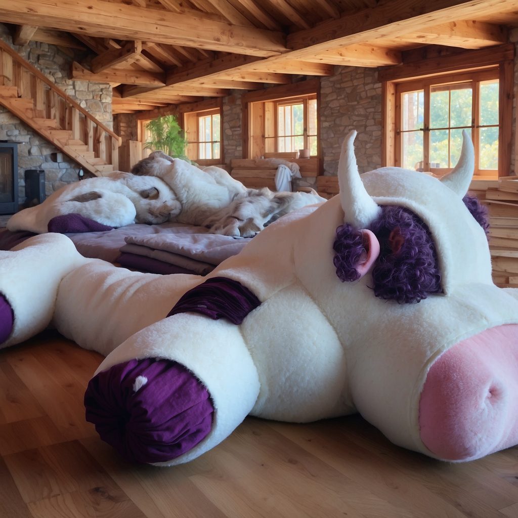 Giant Cow Loungers
