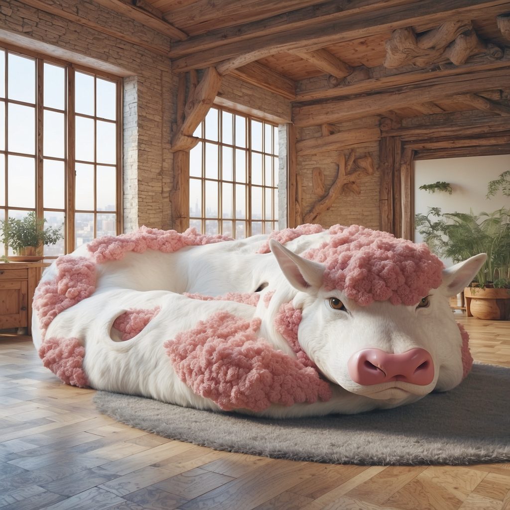 Giant Cow Loungers