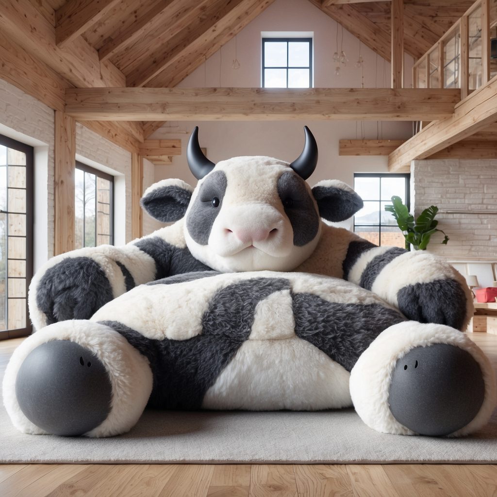 Giant Cow Loungers