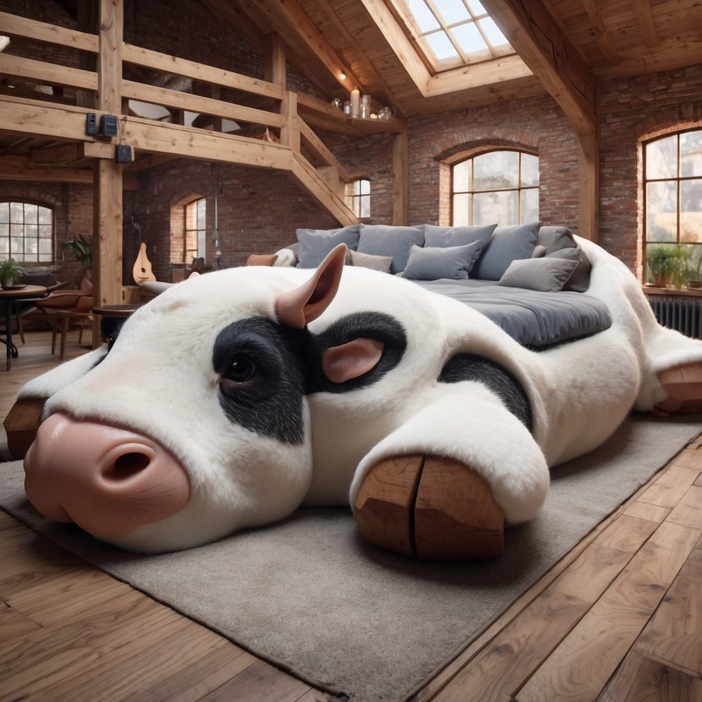 Giant Cow Loungers