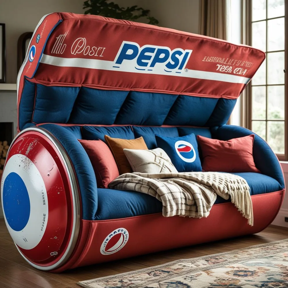Giant Soda Can Sofas