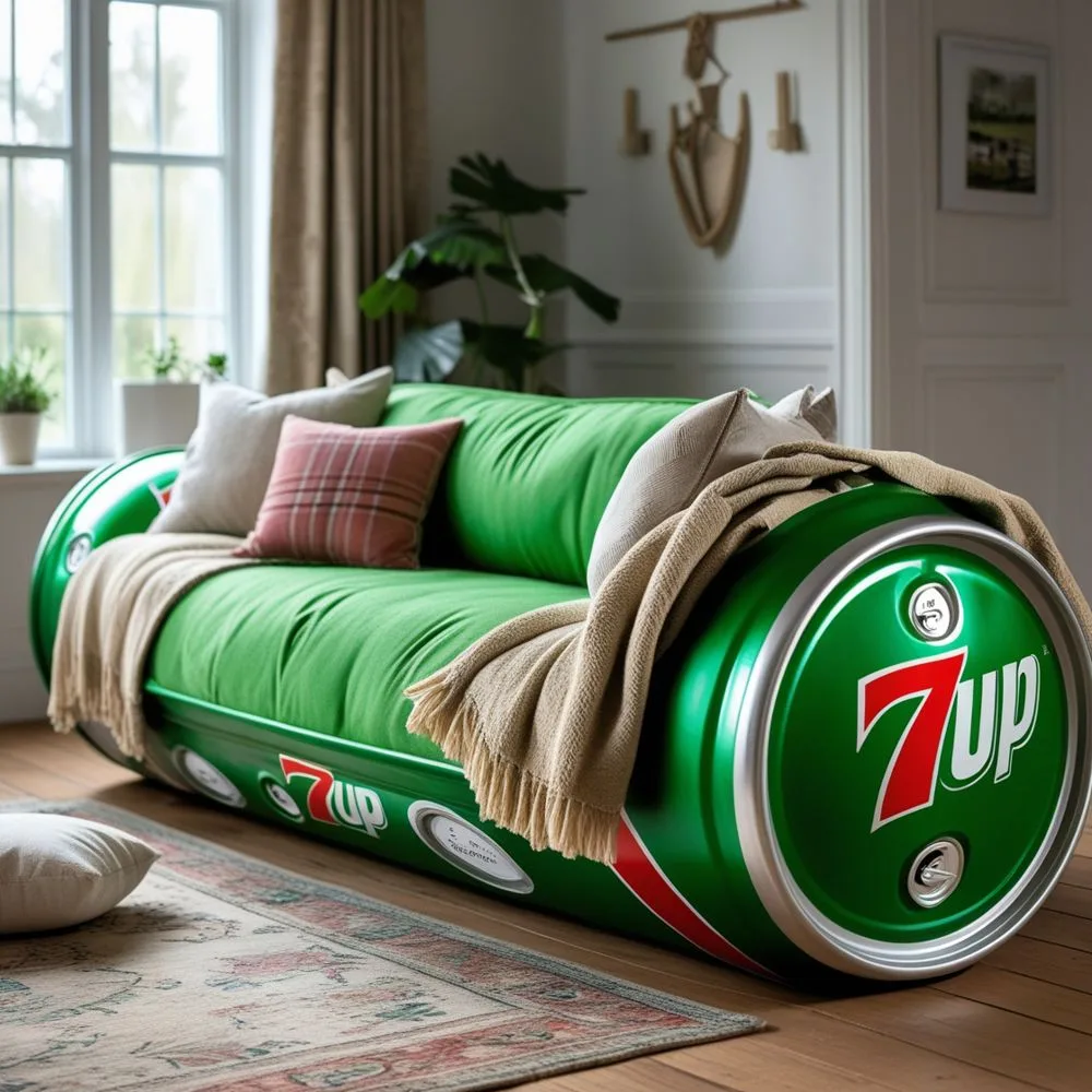 Giant Soda Can Sofas