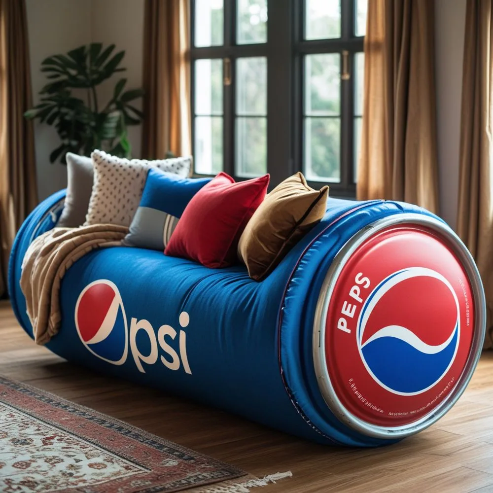 Giant Soda Can Sofas