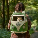 VW Bus Shaped Pet Carrier