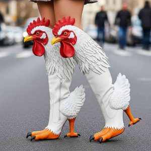 Chicken Shaped Boots