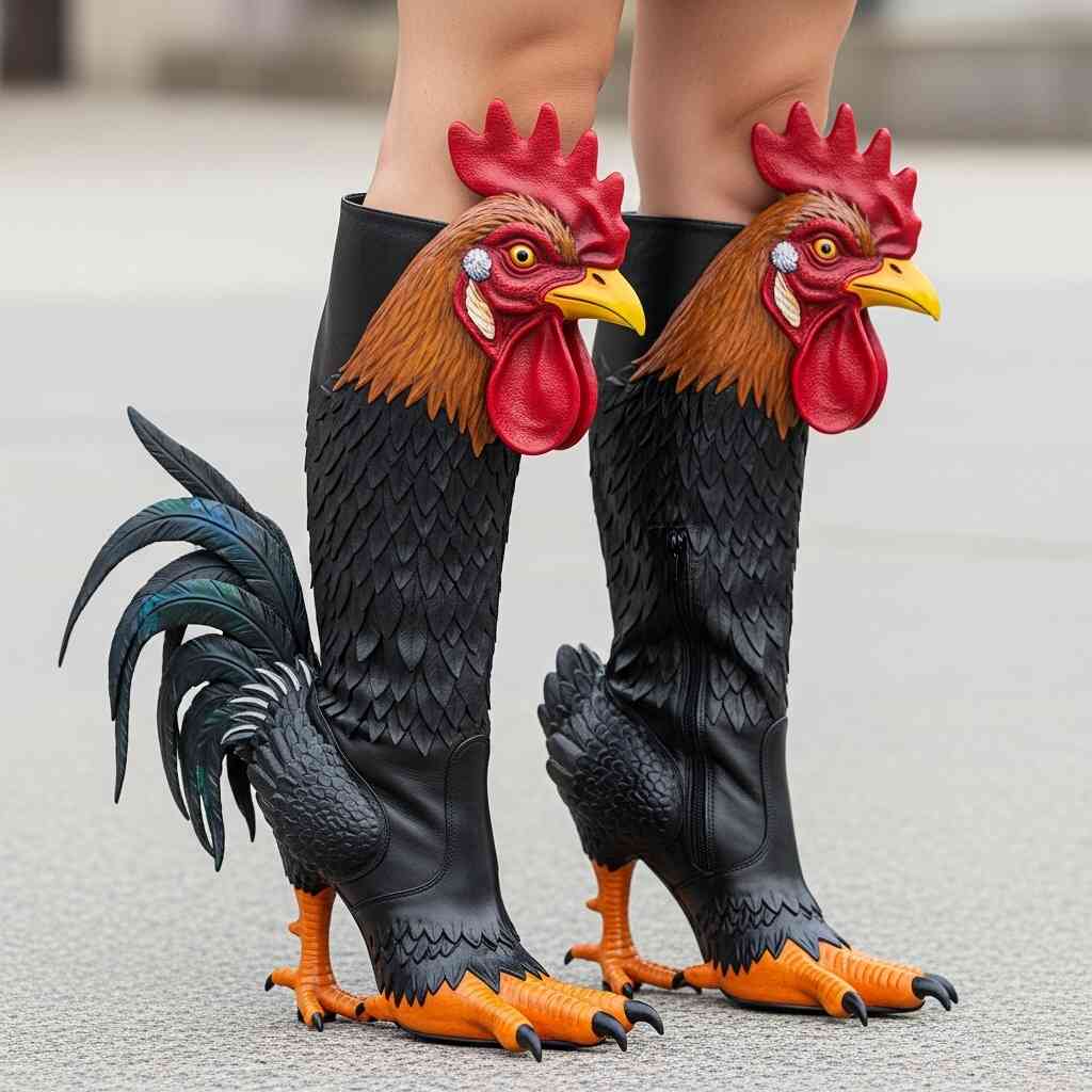 Chicken Shaped Boots