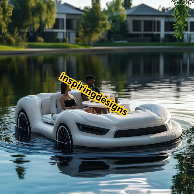 Giant Tractor Lake Floats