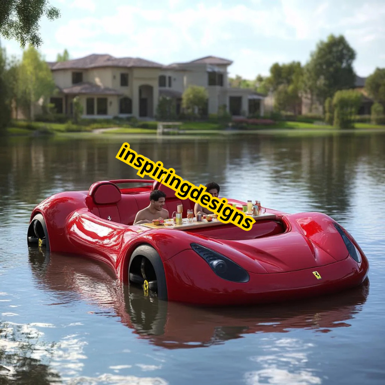 Giant Tractor Lake Floats
