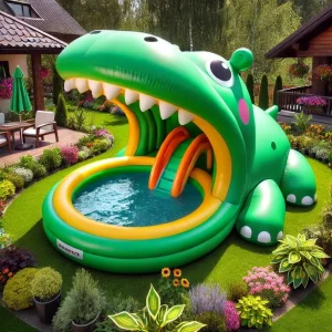 Inflatable Hippo Pool