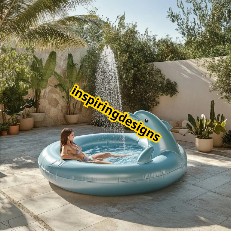 Inflatable Sea Creature Shower Pools