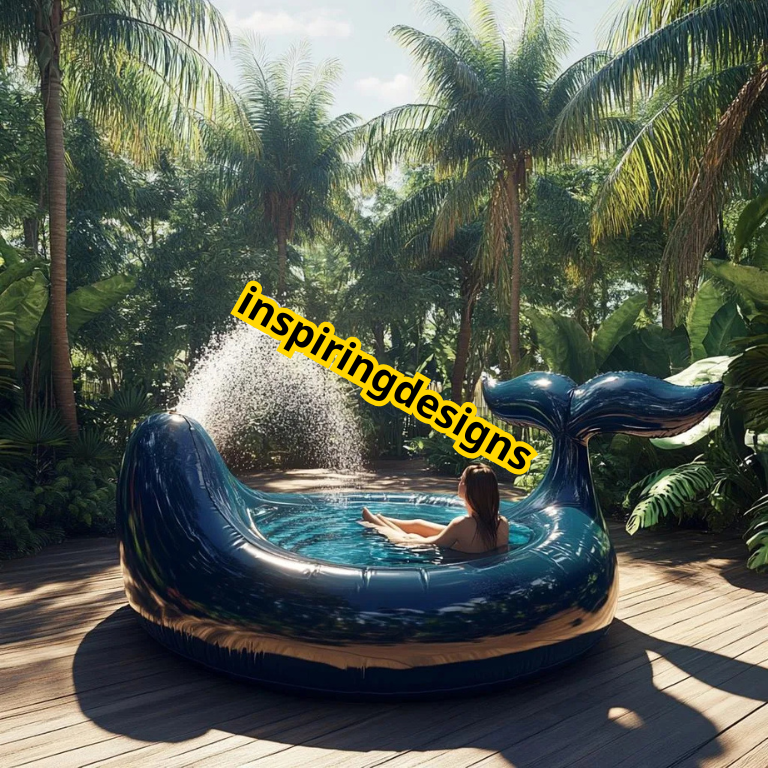 Inflatable Sea Creature Shower Pools