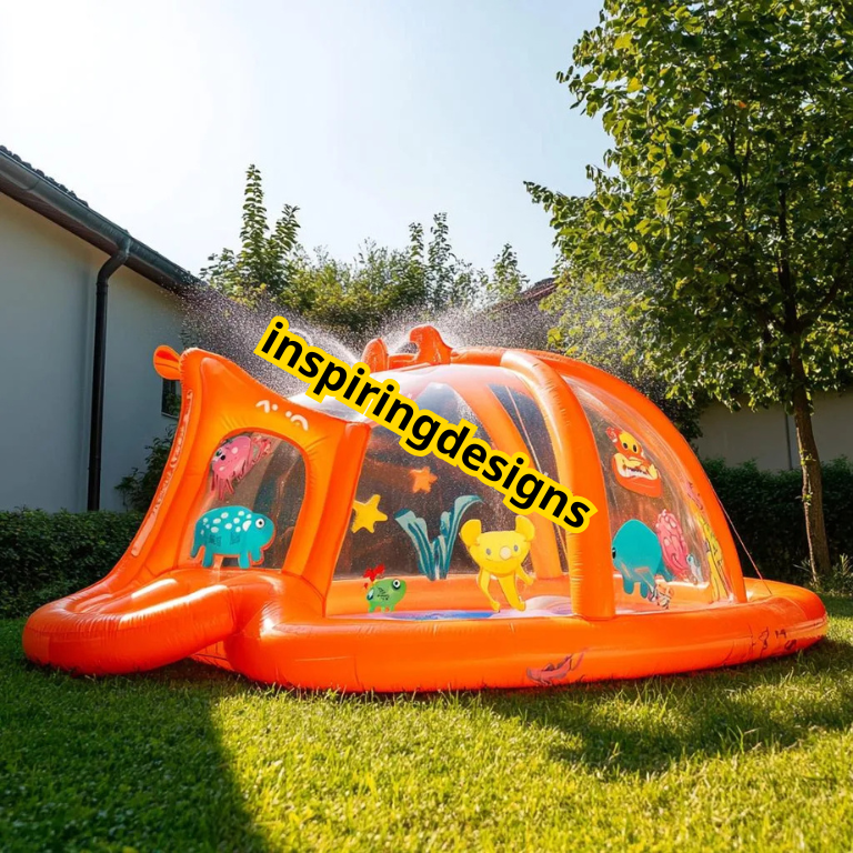 Ocean Themed Inflatable Dome Paddling Pools