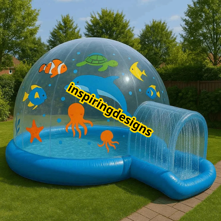 Ocean Themed Inflatable Dome Paddling Pools