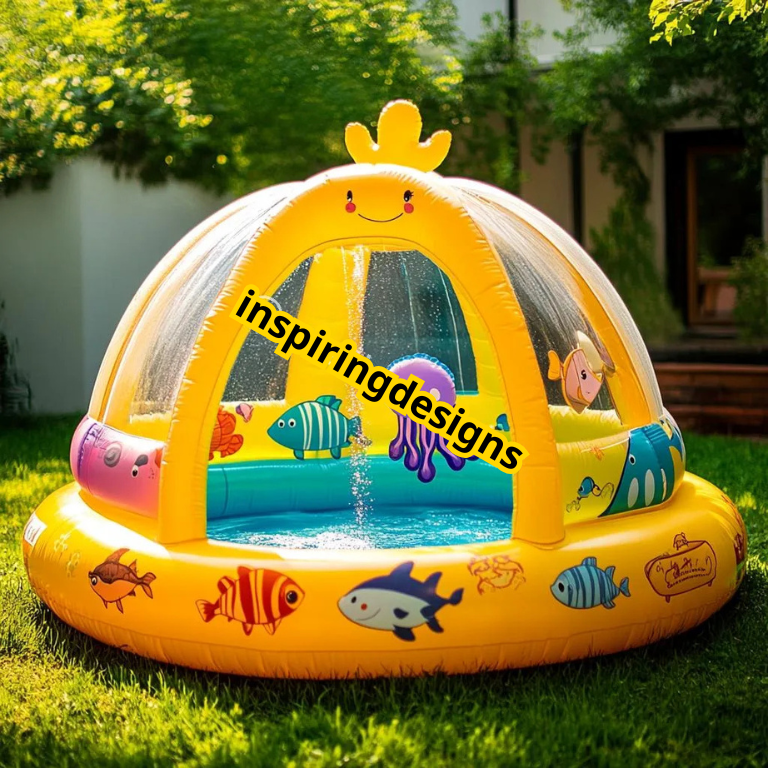 Ocean Themed Inflatable Dome Paddling Pools