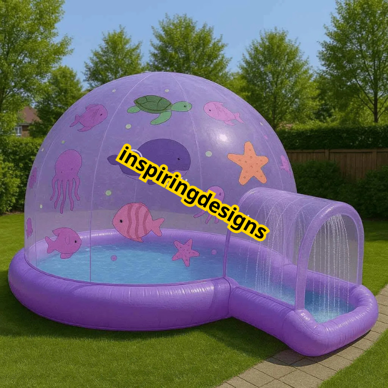 Ocean Themed Inflatable Dome Paddling Pools