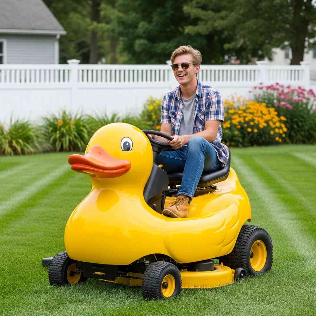 Rubber Ducky Lawn Mower