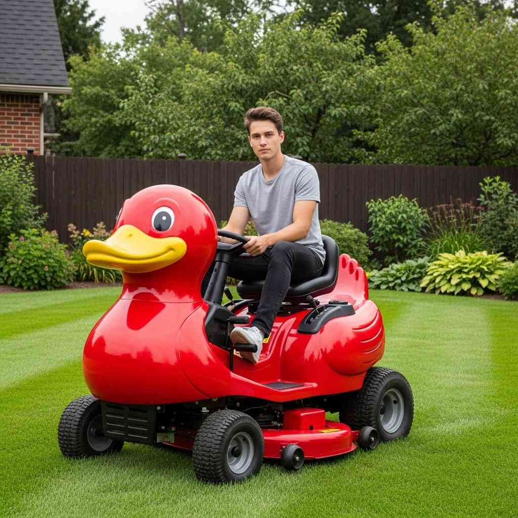 Rubber Ducky Lawn Mower