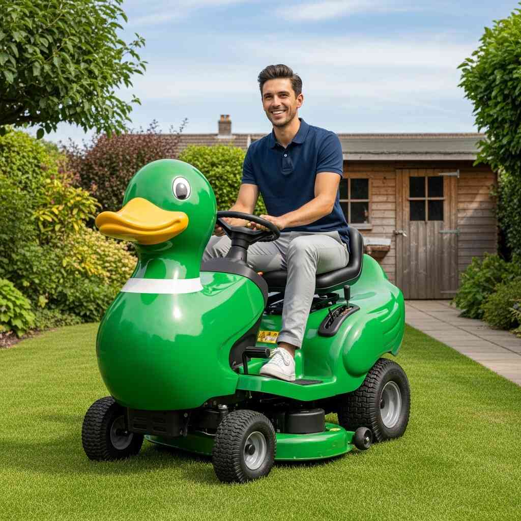 Rubber Ducky Lawn Mower