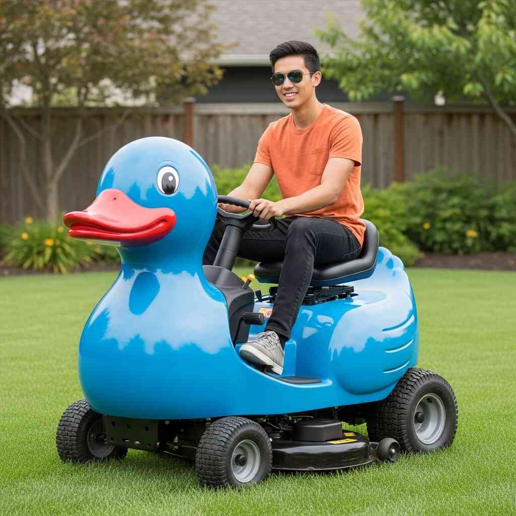 Rubber Ducky Lawn Mower