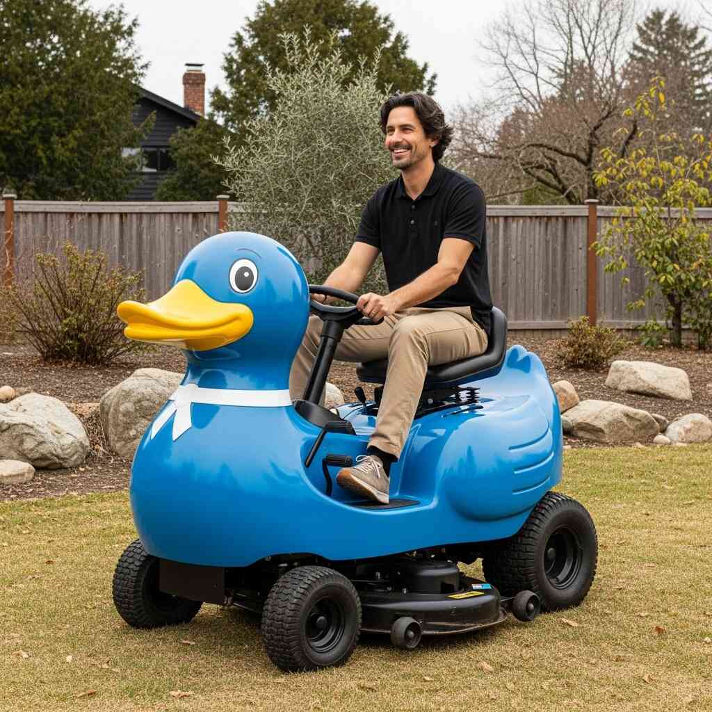 Rubber Ducky Lawn Mower