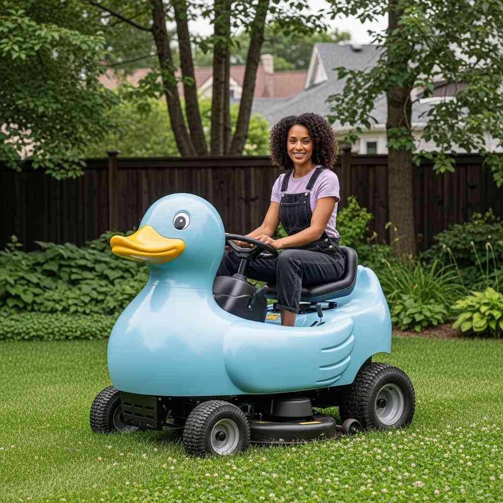 Rubber Ducky Lawn Mower