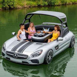 Sports Car Lake Floats