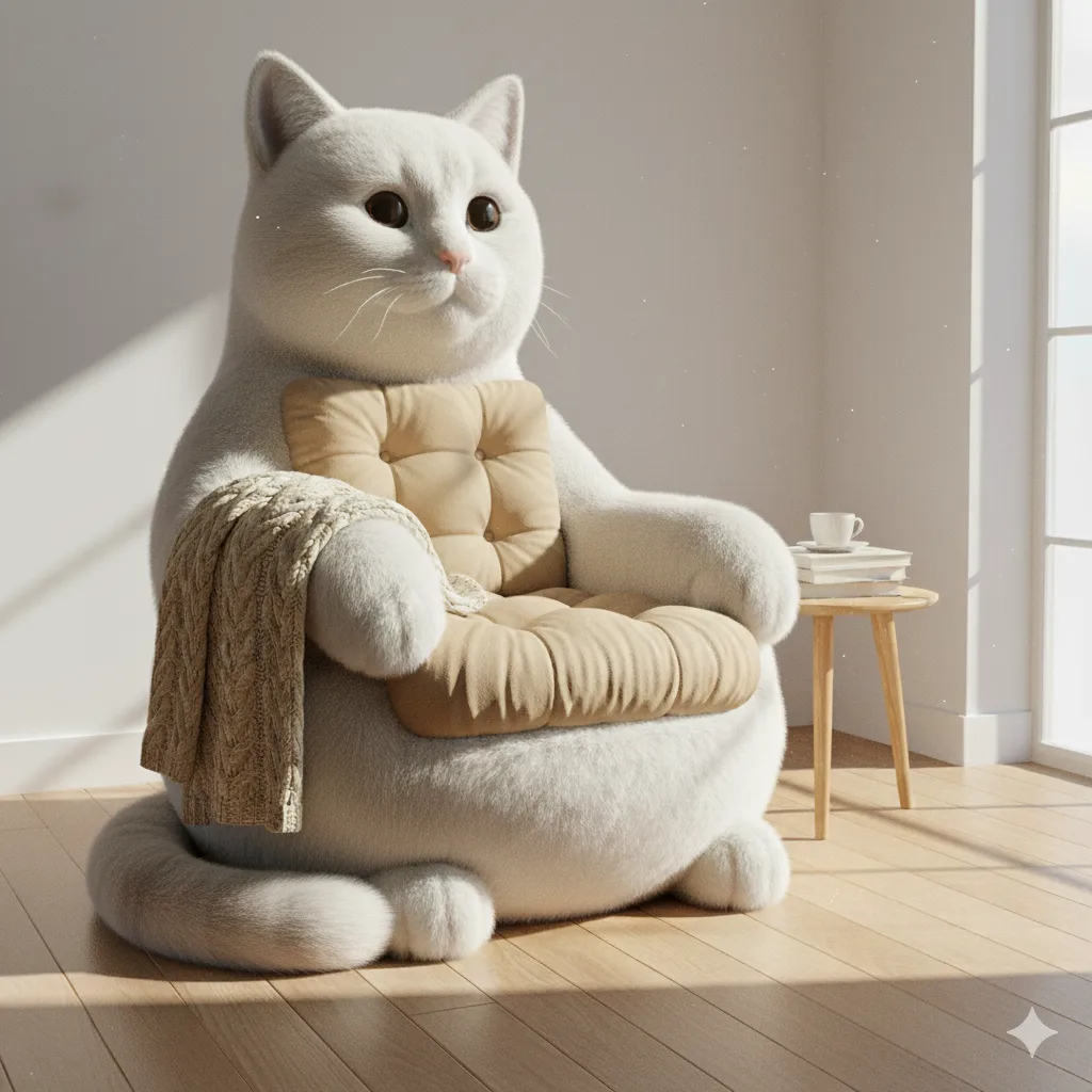Cat-Shaped Armchair