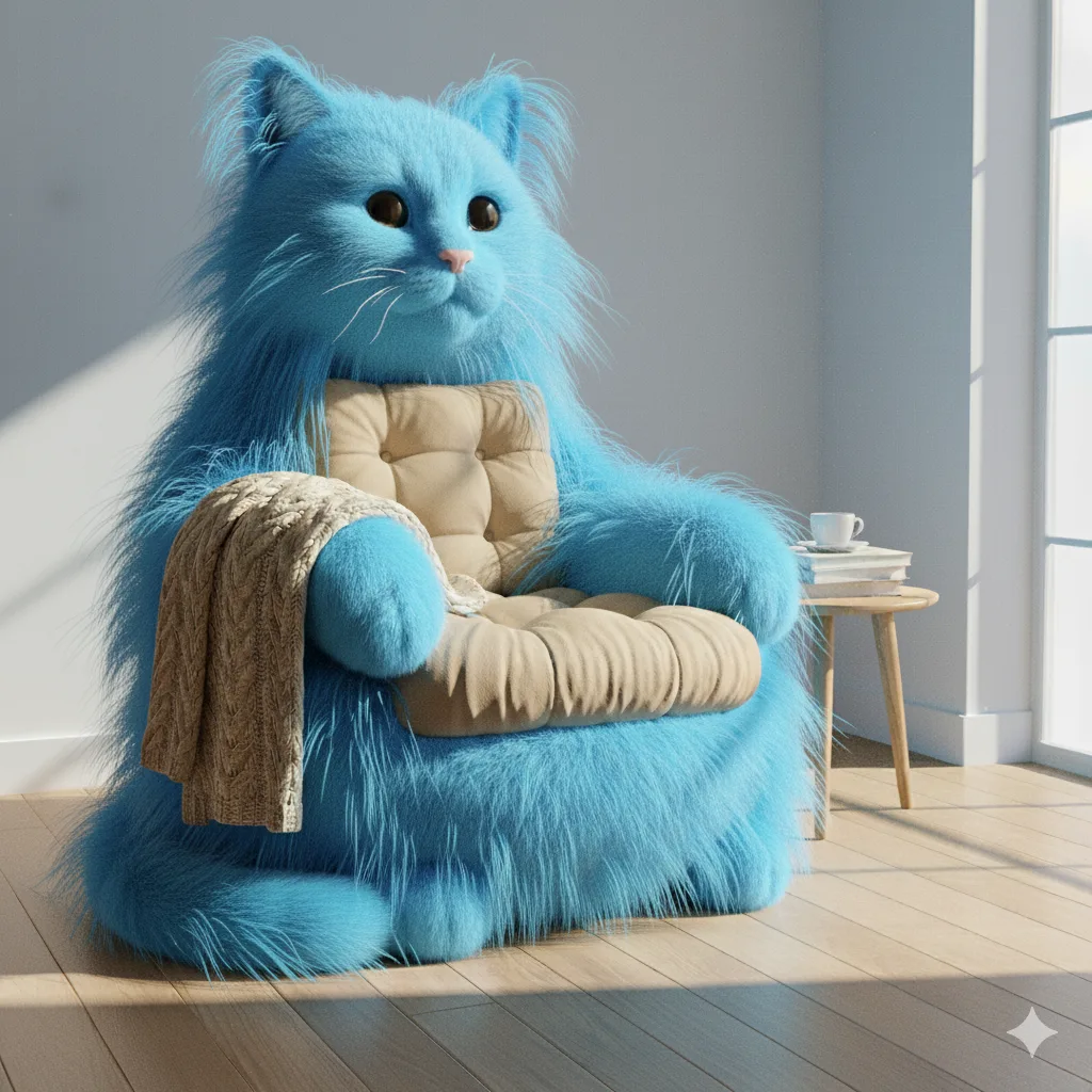 Cat-Shaped Armchair