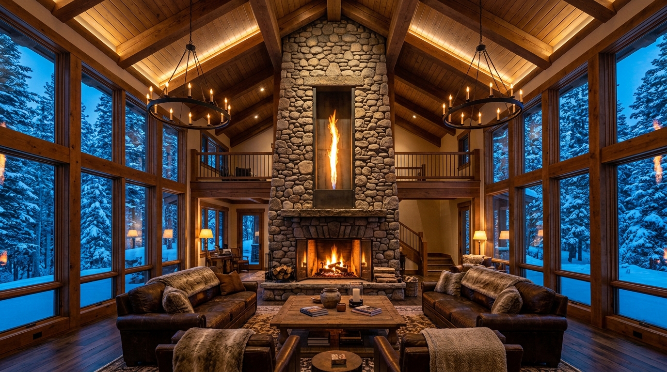 Epic Cabin Fireplaces: Crafting Cozy & Captivating Rustic Retreats