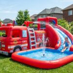Giant Inflatable Firetruck Pool: The Ultimate Backyard Splash Adventure